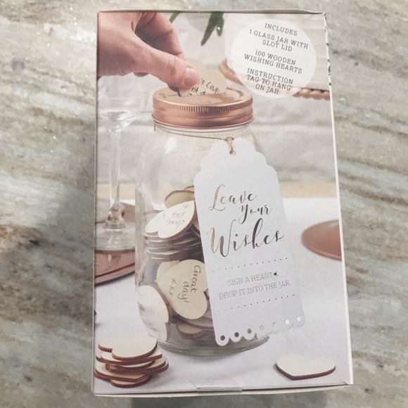 Ginger Ray Wishing Jar Guest Book - Lot of 2 - NEW